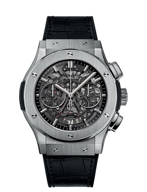 hublot automatik chronograph classic fusion aerofusion titanium schwarz|Hublot Classic Fusion Aerofusion Titanium .